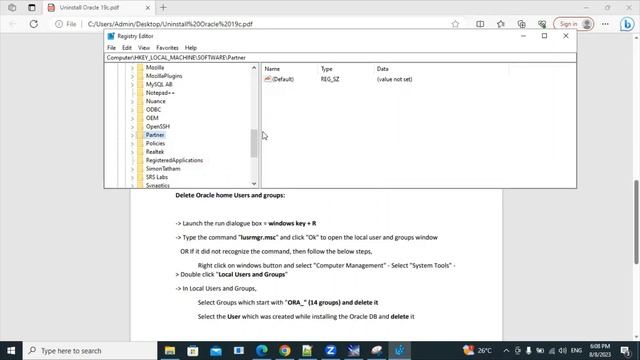 Uninstall Oracle 19c Database - Step by Step process. смотреть онлайн
