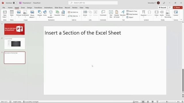 Linking an Excel File in Microsoft PowerPoint смотреть онлайн