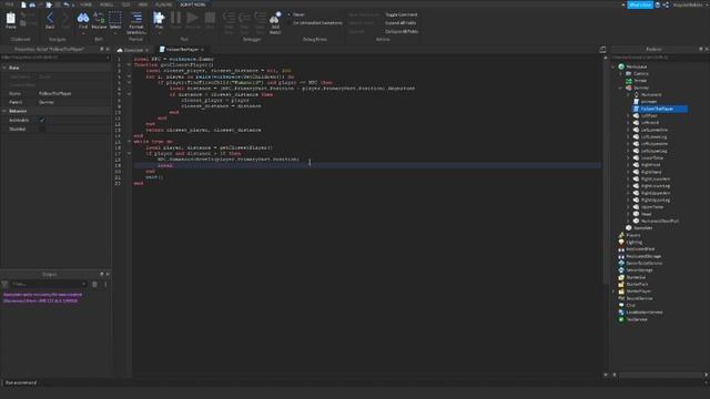 Making NPC follow closest player (easy way) - Roblox Studio NPC Tutorial смотреть онлайн