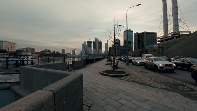 Прогулка от Бородинского моста до Москва-Сити | Walking from Borodinskiy Bridge to Moscow-City смотреть онлайн
