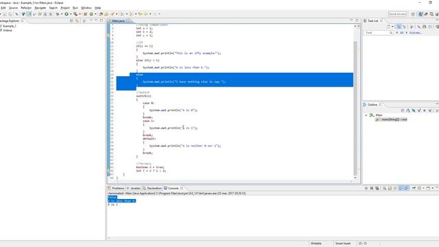 Java Flow Control смотреть онлайн