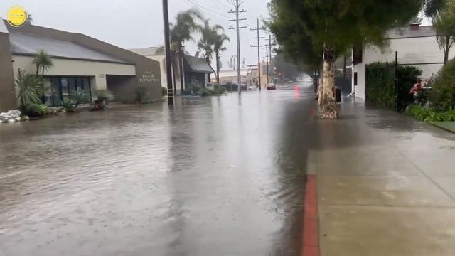Cyclone Bomb Explodes in California! Storm and Flooding Bombard California Without Mercy смотреть онлайн