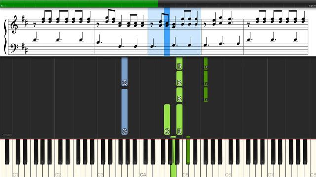 Take That - Rule The World (from Stardust) - Easy Piano Tutorial смотреть онлайн