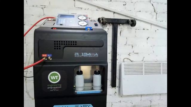 Заправка автомобильных кондиционеров на автоматической станции.Киев.СТО "Мотор" NISSAN смотреть онлайн