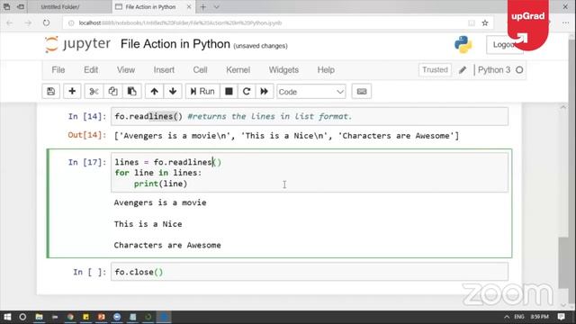 Python Crash Course Part 4 | Python Tutorial for Beginners with examples | upGrad смотреть онлайн