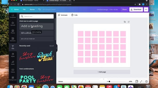 How To Create A Horizontal Monthly Calendar | Canva Tutorial | Etsy Passive Income смотреть онлайн