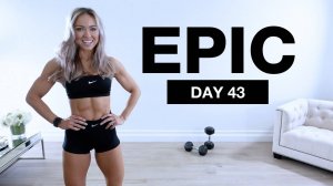 Caroline Girvan - Day 43 of EPIC _ QUADS and LOWER ABS WORKOUT with Dumbbells 2