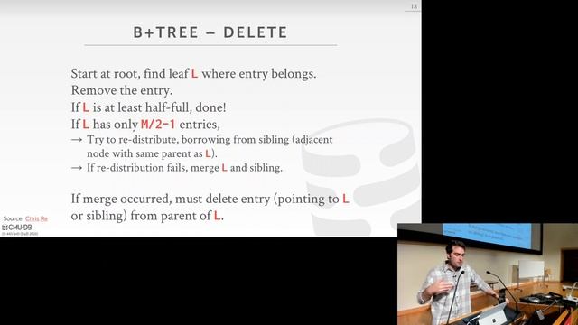 07 - Tree Indexes (CMU Intro to Database Systems / Fall 2021) смотреть онлайн