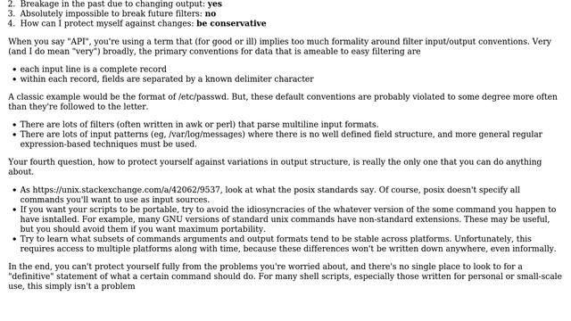 Unix & Linux: How stable are Unix shell "stdin/stdout APIs"? (6 Solutions!!) смотреть онлайн