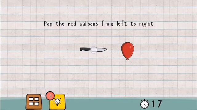 Logic Master 1 - Mind Twist Level 29 Solution | Pop the red balloons from left to right смотреть онлайн