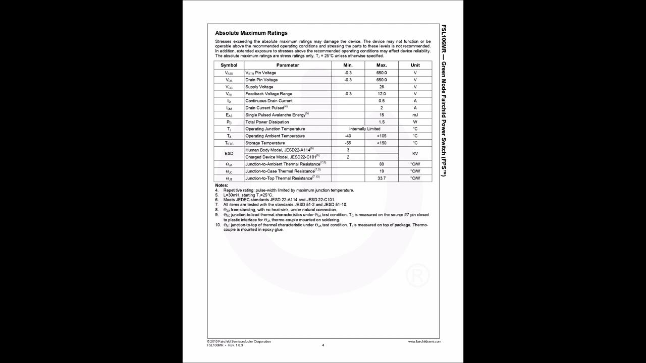 FSL106MR Datasheet