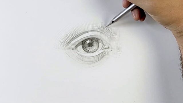 Как нарисовать глаз. Андрей Самарин. How To Draw A Human Eye. English Subtitles. Andrey Samarin.
