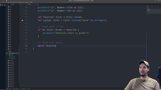Let's Learn Rust: Enums and Simple Matching смотреть онлайн