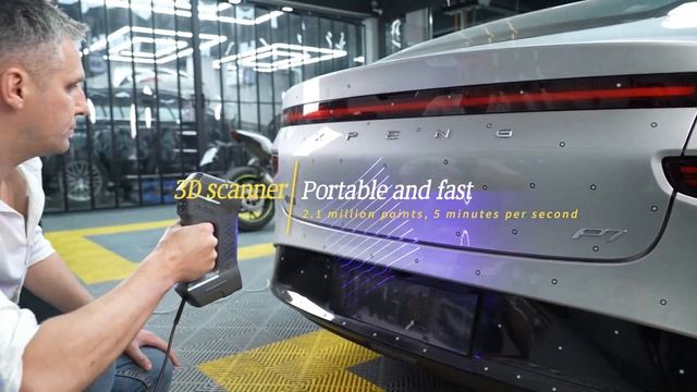 Xiaopeng car 3D scanning#3d #3dscan #3dscanner #3dprinting #3ddesign смотреть онлайн