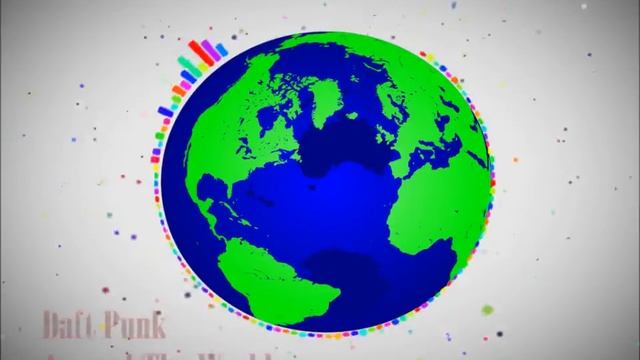 Adobe After Effects Audio React Test [Daft Punk - Around The World] смотреть онлайн