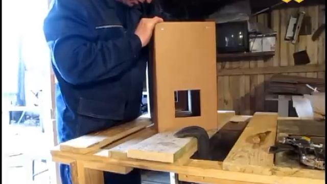 Сборка 4-х рамочного пакета из картона. beekeeping. смотреть онлайн