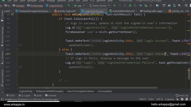 How to add Google SignIn in Android App? Android Development Free Course For Beginners in Hindi смотреть онлайн