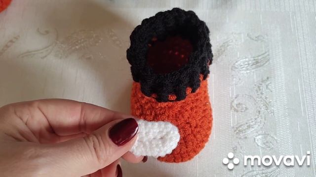 МК 2 часть пинетки тигрята крючком. смотреть онлайн