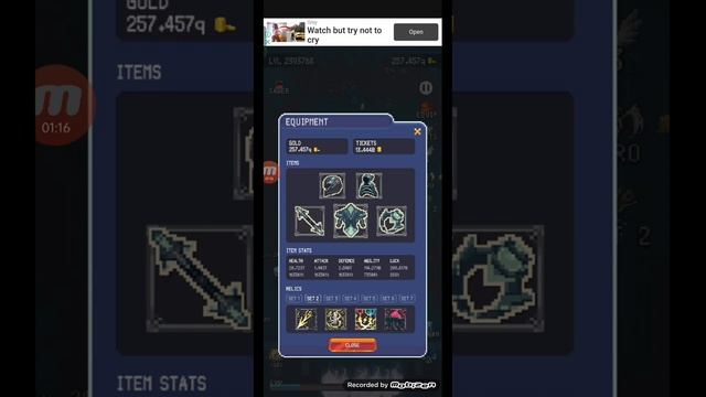 Hero's Quest - Awakening Level 3 Stats Bonus 105% nice ???☺️???? need to unlock level 5 Awakening. смотреть онлайн