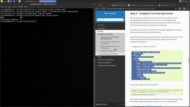 Installing and using cert-manager with k3s смотреть онлайн