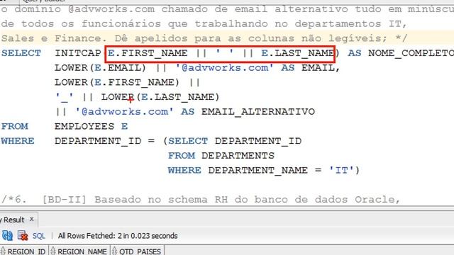 2017-06-06 - BD-II - CORREÇÃO DE EXERCICIOS DA LISTA 2017-EXERCICIOS-SELECT-R00 смотреть онлайн
