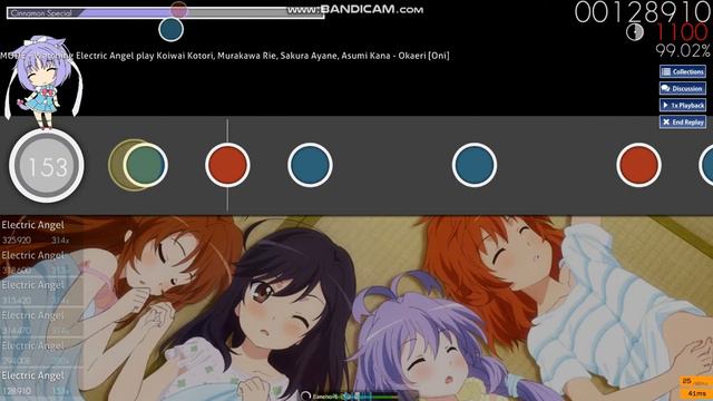 [osu! taiko] Koiwai Kotori, Murakawa Rie, Sakura Ayane, Asumi Kana - Okaeri [Oni] смотреть онлайн
