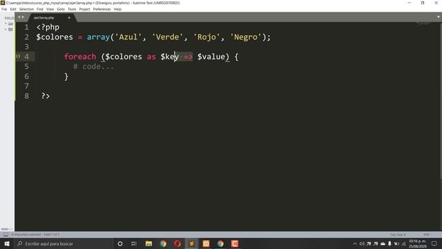 Curso PHP 7 Y MYSQL / Recorrer arrays con Foreach смотреть онлайн