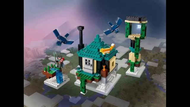Лего Minecraft Небесная башня 21173 смотреть онлайн