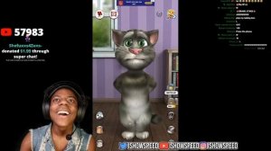 iShowSpeed Plays TALKING TOM 2..