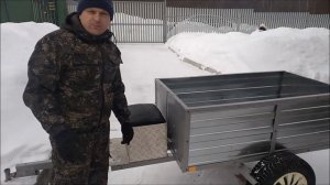 Самодельный прицеп для мотоблока самый простой вариант
