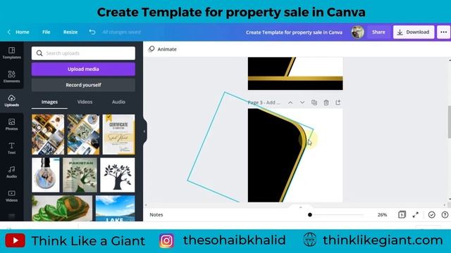 Create Template for property sale in Canva смотреть онлайн