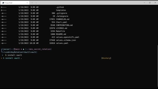 AKS e instalación de Hashicorp Vault con Helm usando Azure. смотреть онлайн