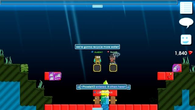 Growtopia Super Squirt Gun Jetpack + Recycling lots of water! смотреть онлайн