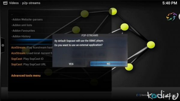 Kodi4u - Kodi XBMC Media Center P2P-Streams Installation Tutorial