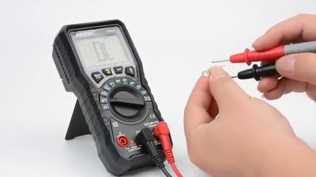 MESTEK DM90 mini multímetro digital multímetro de rango auto смотреть онлайн