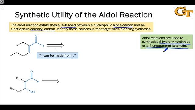 12.03 Thermodynamics and Synthetic Utility of Aldol Reactions смотреть онлайн