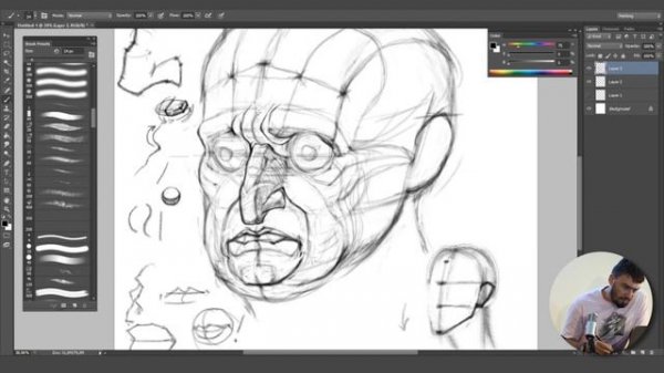 Как нарисовать СТИЛИЗОВАННЫЙ ПОРТРЕТ / Skills Up School