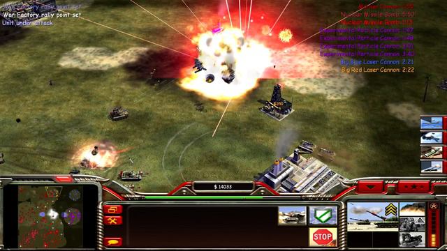 C&C General Shockwave Chaos Mod: Skirmish 3 vs 3 Shockwave Turbo Death Army (7) смотреть онлайн