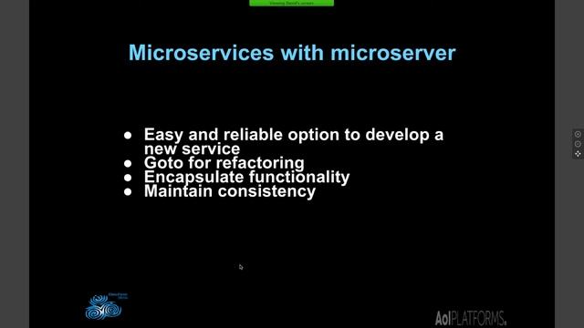 Rapid microservice development with Microserver смотреть онлайн
