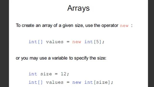 Java Programming 18 Arrays смотреть онлайн