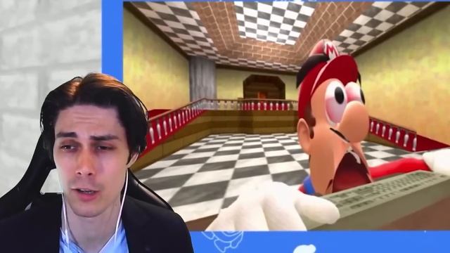 МАРИО УГАРАЕТ В БАЛДИ ! - Mario Plays Baldi's Basics [SMG4] Реакция - Reaction смотреть онлайн