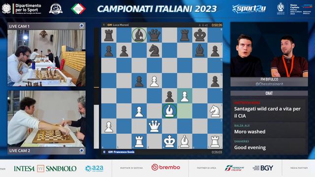 Sonis - Moroni | Campionato Italiano Assoluto 2023 Turno 9 смотреть онлайн