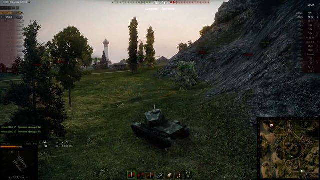 World of Tanks - Мастер Chi-Nu карта Рудники смотреть онлайн