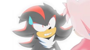 Shadow y Amy se abrazan- Shadow and Amy's hug(Sub English)