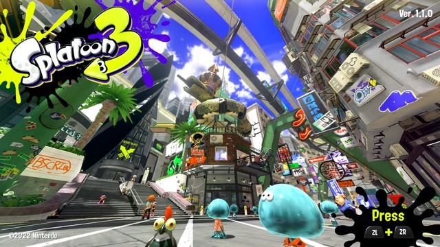 Splatoon 3 Title Screen (Switch) смотреть онлайн