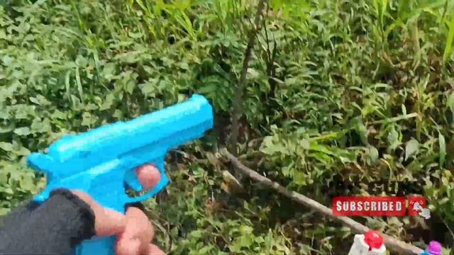 Collecting 7 shooting toys Sniper and AK47 Guns Cannon Water Gun Machine Gun Bow Gun shoot nerf смотреть онлайн