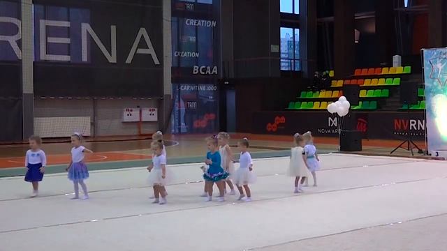 Выступление 2015-2016 г.р. Художественная гимнастика «Северное Сияние». смотреть онлайн