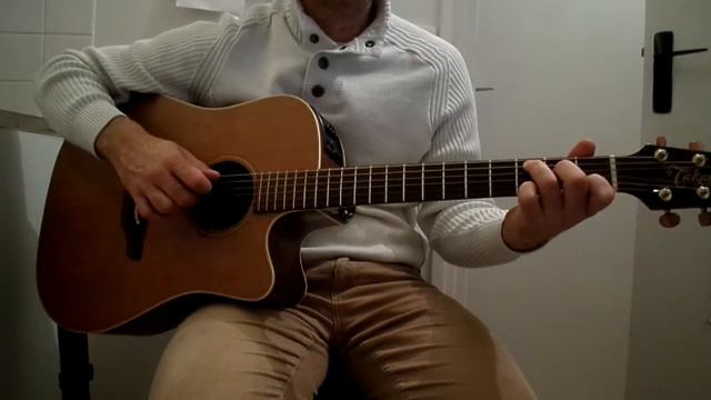James Blunt - Bonfire heart -how to play fingerpicking guitar lessonYouTube смотреть онлайн