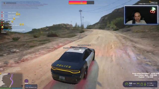 GTA 5 RP Lamesa Сотрудник LSPD в патруле. День 152 смотреть онлайн