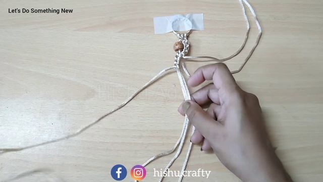 DIY Macrame Zig Zag Keychain With Beads | How To Macrame | Macrame Keyring For Beginners смотреть онлайн